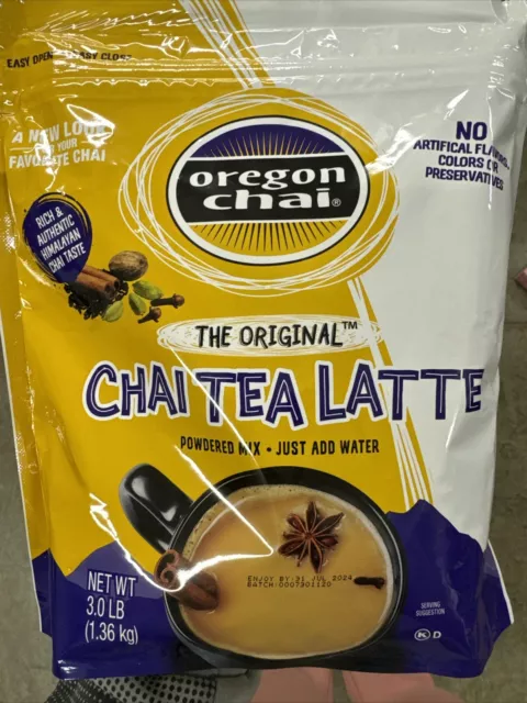 Oregon Chai Original Dry Latte Mix, 3 Pound (Pack of 1) 7/24