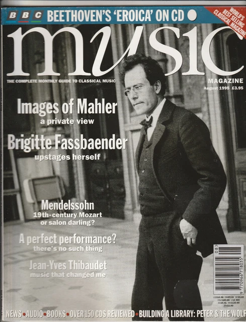 BBC MUSIC Magazine August 1995 - Mahler, Beethoven, Schubert & Free CD
