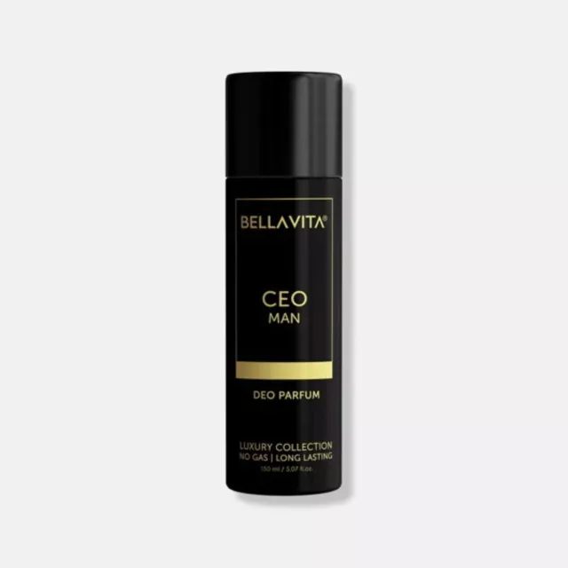 Bellavita Ceo de Luxe Collection No Gas Long Dure Deo Corps Parfum pour Hommes