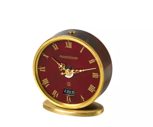 JAEGER LECOULTRE OROLOGIO Sveglia da viaggio Anni '70 Vintage Funzionante Raro