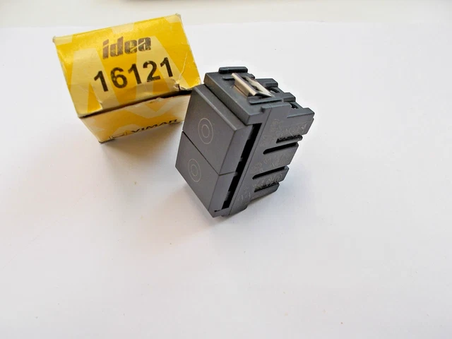 Pulsante Luminoso Serie "IDEA" NO 10A 250V, Grigio - VIMAR 16090 - Spagnuolo S.R.L