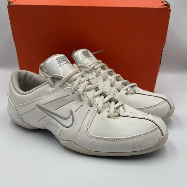 NIKE LEATHER SNEAKERS Size 8 Mix Down 2 Air Cheer Dance White Tennis Shoes Laces 18.75 PicClick