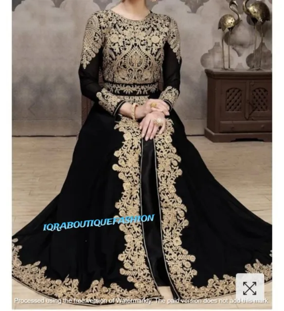 SALE New Moroccan Dubai Kaftans Farasha Abaya Dress Very Fancy Long Gown