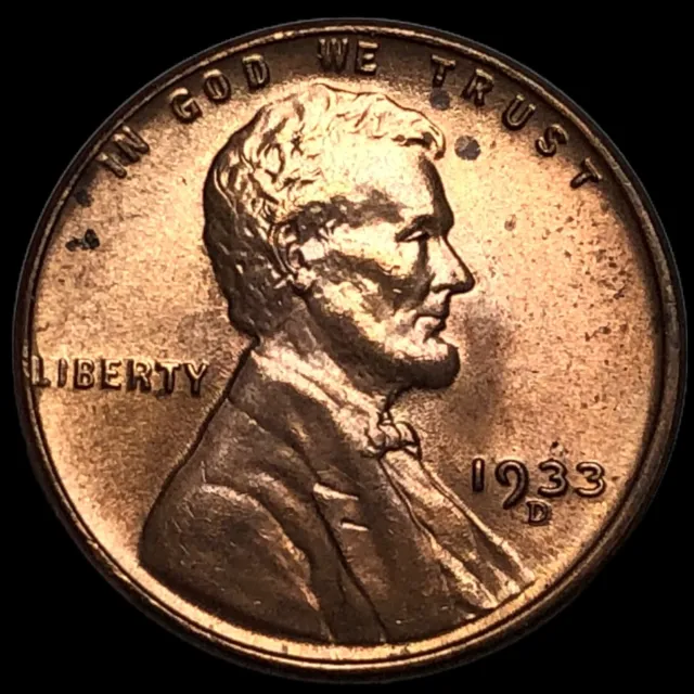 1933 D Lincoln Cent Wheat Penny  J5644
