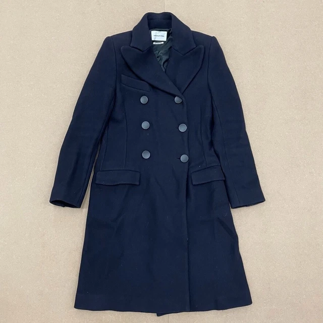 Isabel Marant Etoile Blue Wool Coat Size UK 6 EU 34