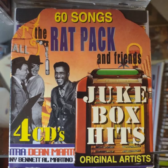 The Rat Pack and Friends  Juke Box Hits (4) CD 60 Songs Still Sealed