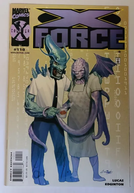 X Force #110 (Marvel 2000 Series) Nos 9.4+ Nm Grade, Ian Edginton Story, Ariel!!