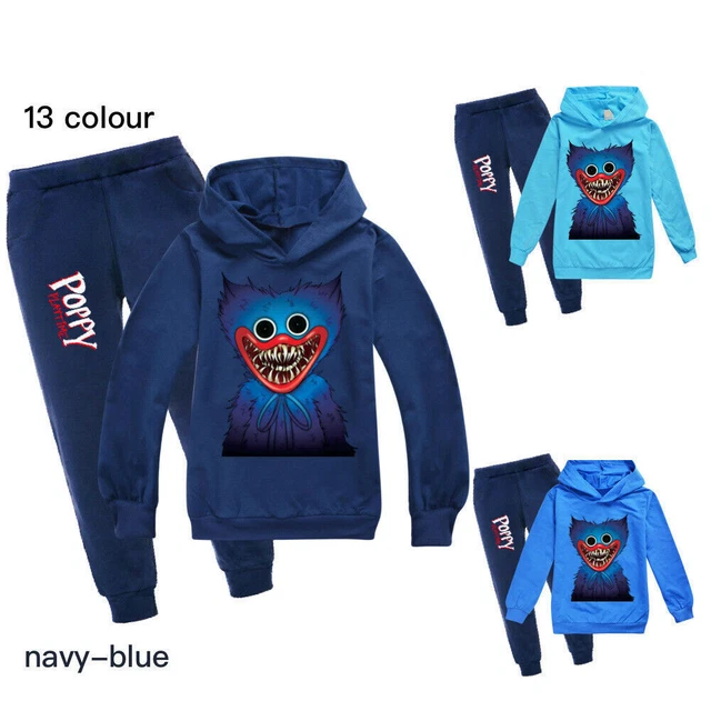 Kids Poppy Playtime Hoodie and Pants Unisex Fashion Huggy Wuggy Outfit main image 0
