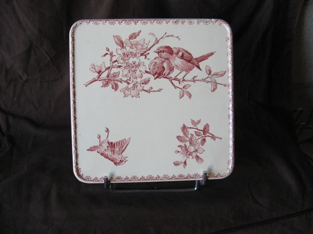 PLAT FAIENCE ANCIENNE DELFT CÉRAMIQUE XVIII 18eme SIÈCLE LAMPETKAN VASE FLEURS EUR 120,00