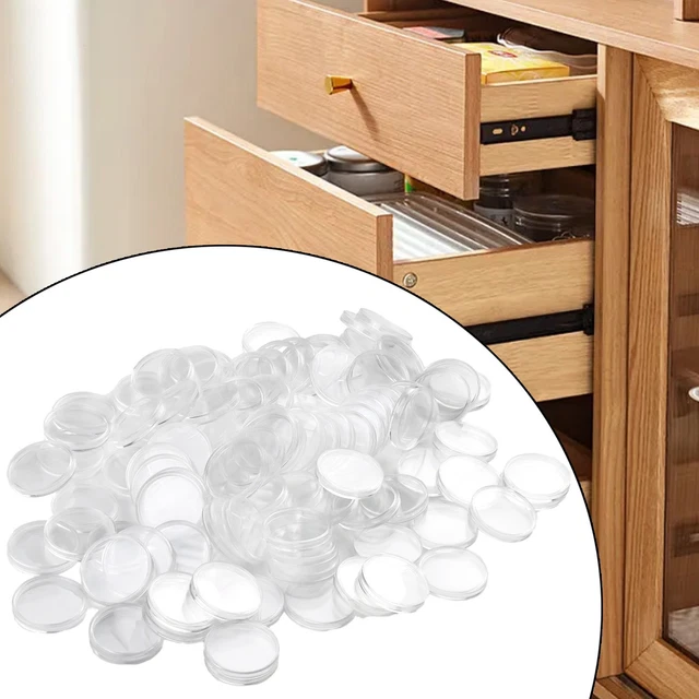 100 Capsules Transparentes Pour Pièces De Monnaie - Rangement Et Protection - Diamètre ~21mm (Intérieur)