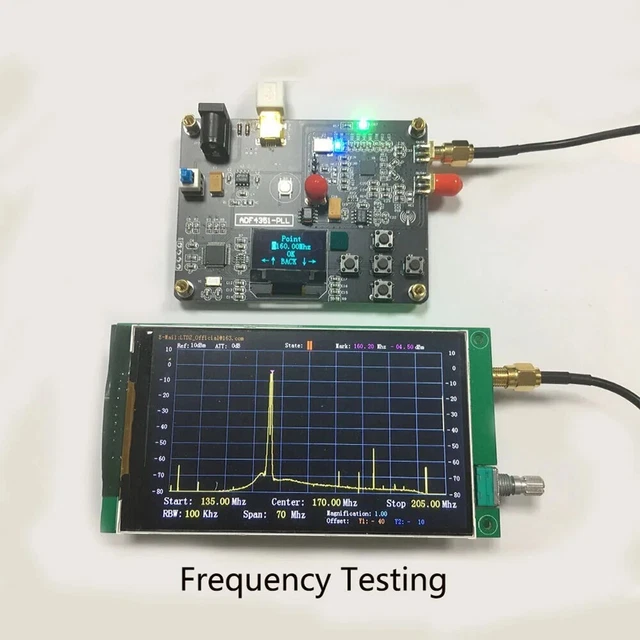 Générateur De Signal RF ADF4351 Avec écran Tactile LCD - Source Fréquence, Balayage, Pour Radiofréquence