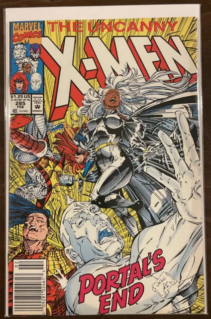 Uncanny X-Men #285 VF/NM 9.0 NEWSSTAND 1ST APPEARANCE MIKHAIL RASPUTIN MARVEL