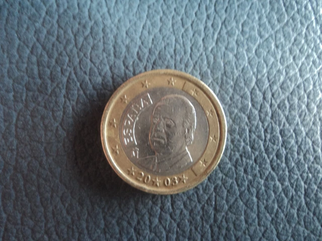 PIÈCE DE 1 Euros Espagne Juan Carlo Année 2003 EUR 123,00 - PicClick FR