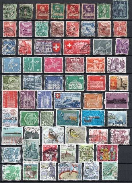 Sammlungen - timbres oblitérés de Grèce, années diverses