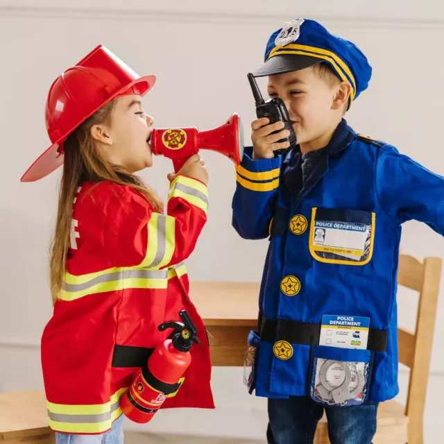 Fire Chief Costume for Role Play Dress-Up Set (6 pcs) 14834 - Melissa & Doug 2