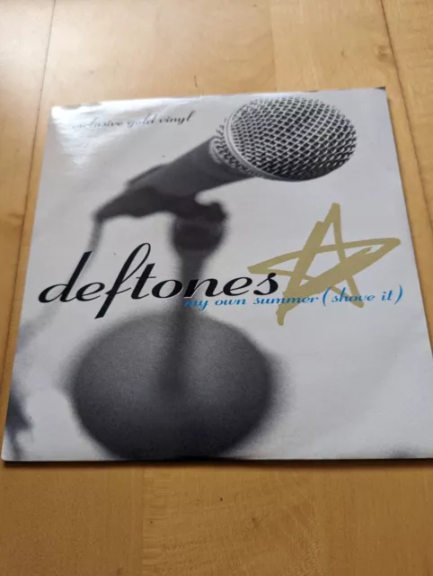 The Deftones - My Own Summer (Shove It) - RARE OOP UK 7" Gold Picture Disc Vinyl