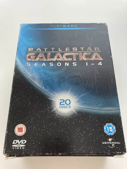 Battlestar Galactica - Series 1-4 - Complete (Box Set) (DVD, 2008)