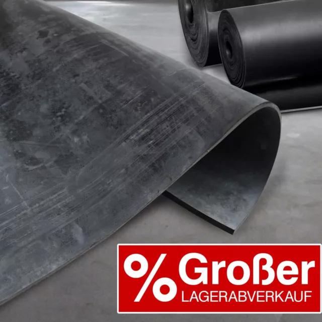 Floordirekt | SBR Gummimatte 1mm | 120 cm Breit | Gummiplatte Bautenschutz SALE