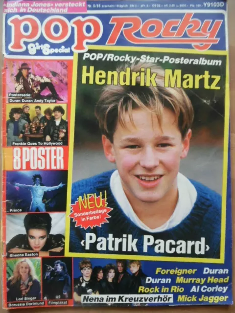 POP ROCKY 5 - 1985 (2) Hendrik Martz Mick Jagger Nena Foreigner Indiana Jones