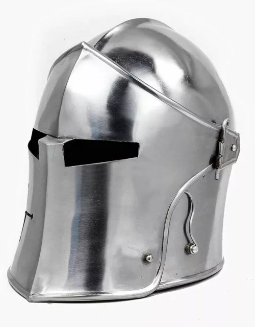 X-Mas Medieval Larp Visor Barbuta Armour Helmet X-Mas Costume 3