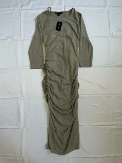 MSRP $80 Inc International Concepts 3/4-Sleeve Ruched Dress Size Small NWOT