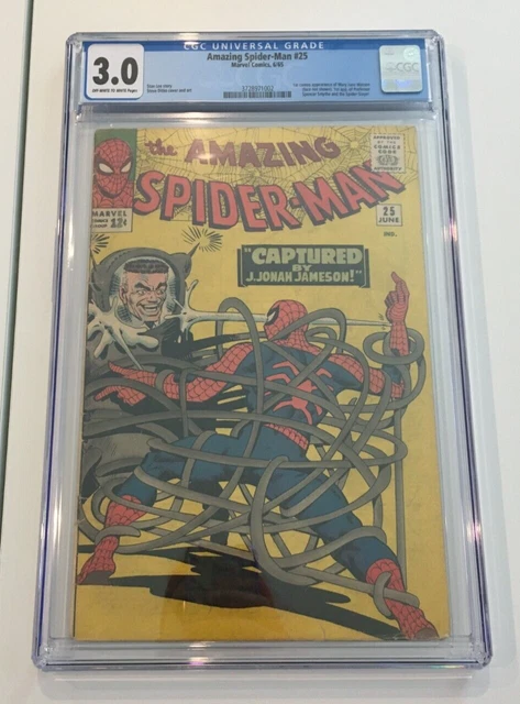 Amazing Spider-Man #25 CGC 3.0 1st Mary Jane & Spider Slayer Marvel Comics