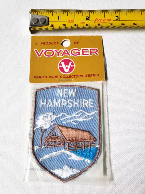 Vintage NEW HAMPSHIRE State Patch Sealed Voyager