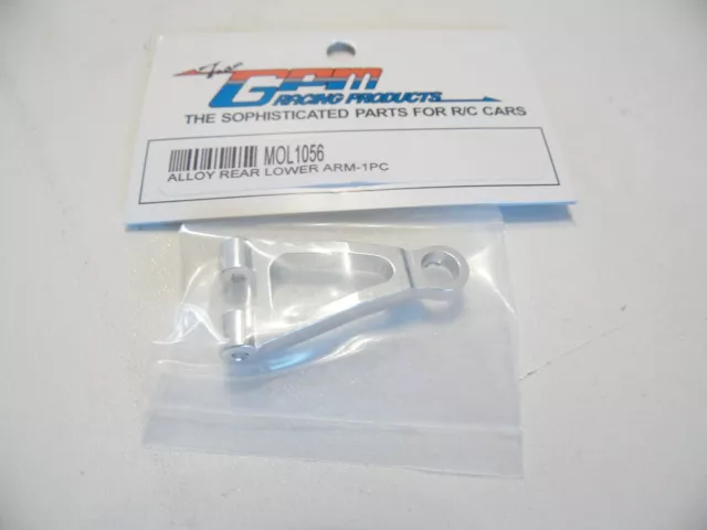 GPM MOL1056 Alloy Rear Lower " silver " Arm KYOSHO Mini-Z Overland