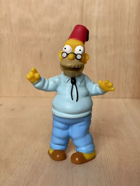 The Simpsons Vintage Fox 2001 Burger King Grandpa Abe Simpson Figure