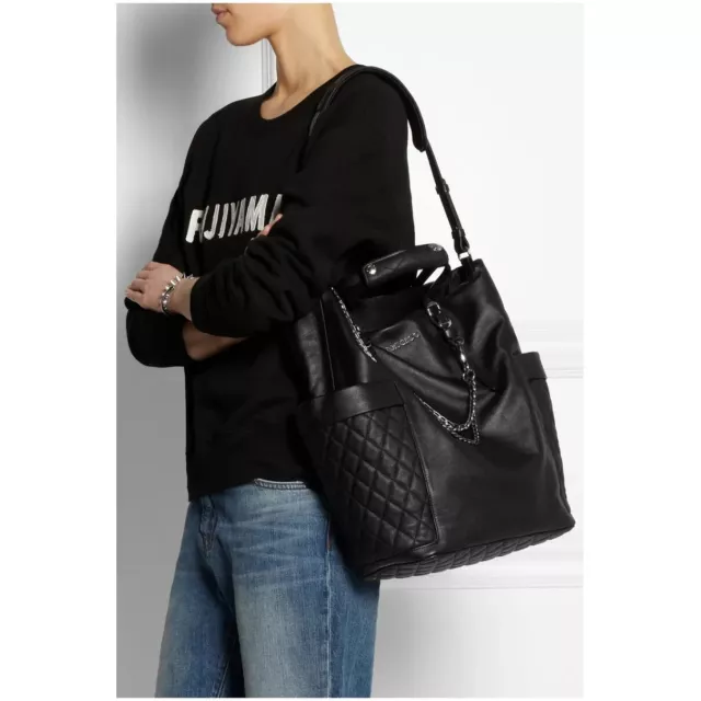 Jimmy Choo Blare Biker Leather Pocket Tote    $1,895