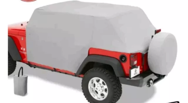 Bestop 81041-09 Charcoal All-Weather Trail Cover for 2007-2018 Jeep Wrangler JKU