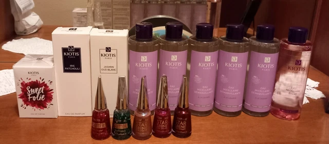3 profumi Kiotis, 6 acqua micellare Kiotis e 5 smalti Flormar 