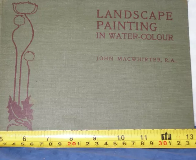 Victorian  Watercolour Painting Book, Landscape .John Macwhirter,R.a. 1900