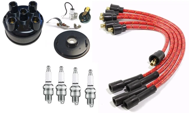 IH Distributor Tune up kit for Farmall C, Super C Tractor USA Copper plug wires | UK