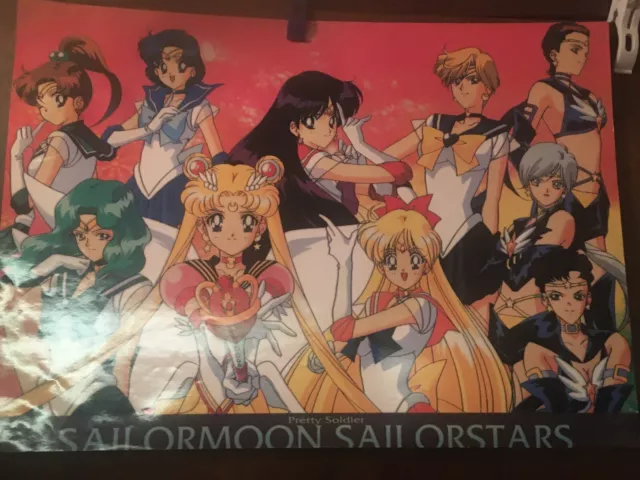 Sailor Moon laminated poster anime manga