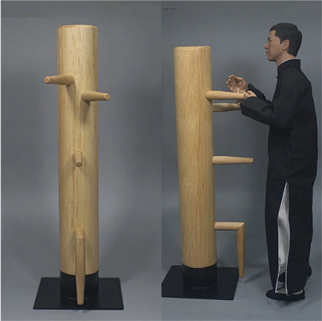 1/6 IP MAN Wing Chun Stun Kung Fu Wooden Dummy 28CM Wooden Stakes Metal