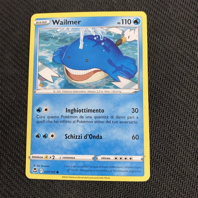 WAILMER 037/195 CARTA in Italiano POKEMON Tempesta Argentata EUR 1,00