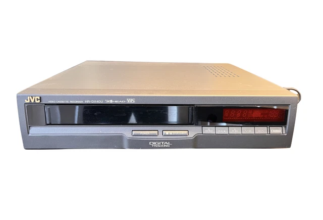 VINTAGE JVC VIDEO Cassette Recorder HR-DX40U VHS VCR 4 Head. Tested