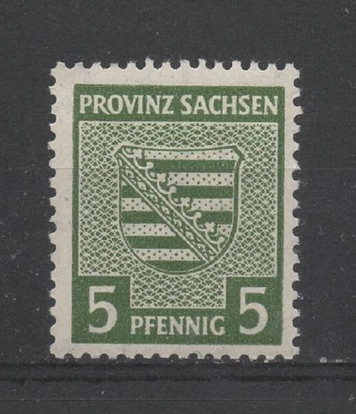 SBZ-Provinz Sachsen 75Xy   fluor. Gummi  (Provinzwappen) postfrisch