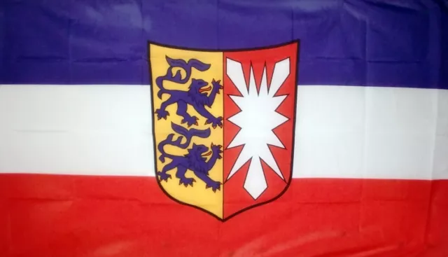 SCHLESWIG HOLSTEIN 5X3 FEET FLAG Polyester KIEL GERMAN GERMANY