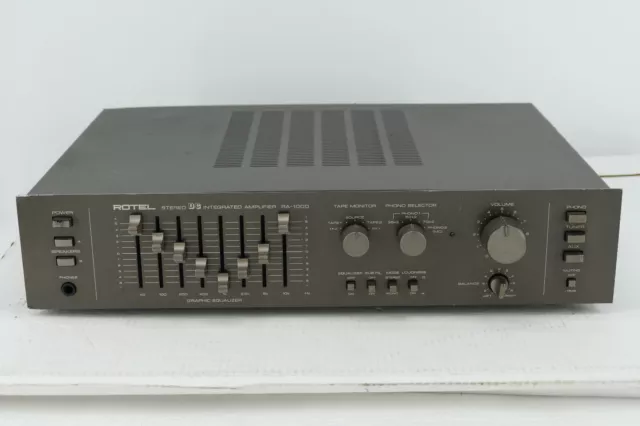 ROTEL RA-1000 + Equalizer + Stereo Verstärker Amplifier + Phono + guter Zustand