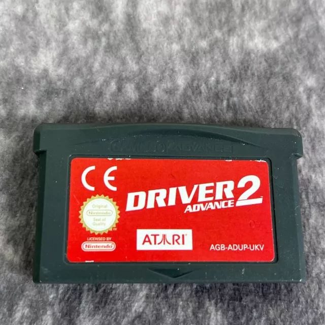 Driver 2 Advance Nintendo Game Boy Advance GBA Game Cart Only Genuine