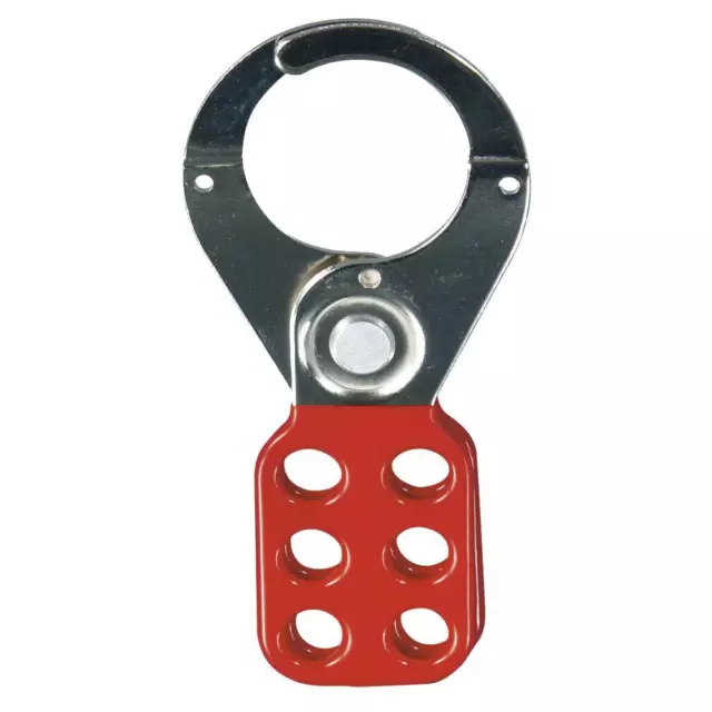 L19331 - ABUS 700 Series Lock Off Hasp - 1.5 Inch Red 702