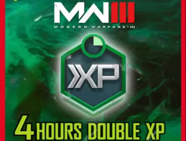 Call of Duty Modern Warfare 3 III 4 Hours Double Rank XP Bonus Codes 2XP CoD MW3