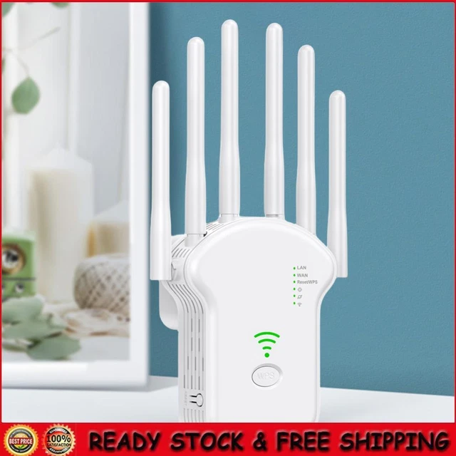 Repetidor Wifi Largo Alcance Amplificador WiFi 1800Mbps