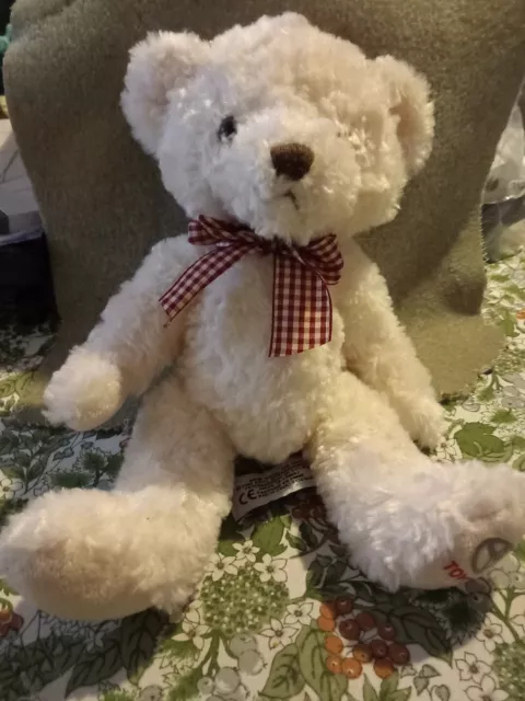 Toyota Suki White Teddy Soft Toy Called Ellie