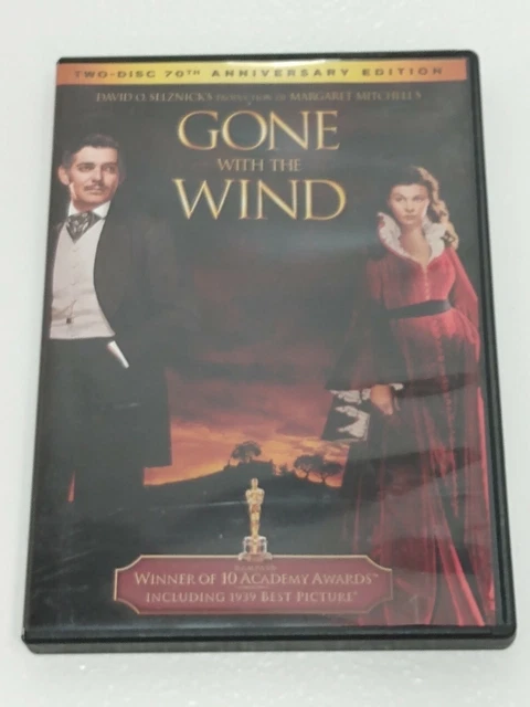 Gone With the Wind (DVD, 2006, 2-Disc Set) Great Condition!