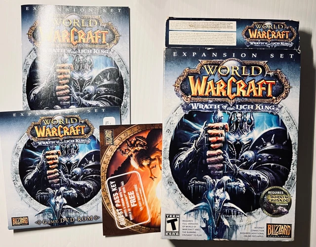Jeu PC World Of Warcraft Wrath Of The Lich King Exten Neuf Sous Blister FR