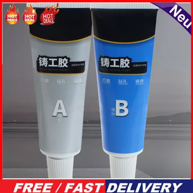 Metal Repair Glue High Temperature Strong Casting AB Glue for Water Pipe Steel