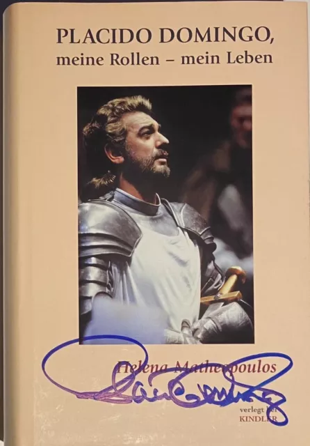 Placido Domingo signiert Buch Original Unterschrift Signatur Autogramm Signed